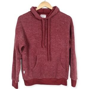Soft Serve Original Cloud Cotton Brick Red Organic Made in USA Hoodie Size XS